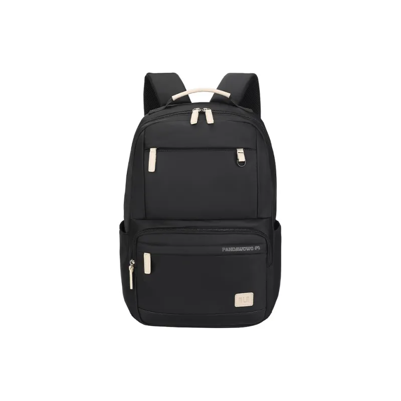 HLA Panda Wowo Series Polyester Backpack Unisex Black/Pink/Purple/Green-0