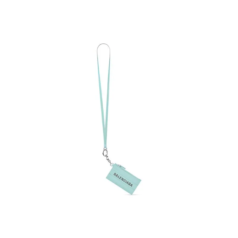Balenciaga Cow Leather Card Holder Card Holder Women's Mint Green-1