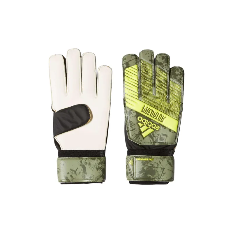 Adidas Polyester Rubber Sports Gloves Unisex Green-2