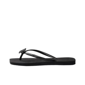Havaianas Slim Abrasion-Resistant Flip Flops Women's Black