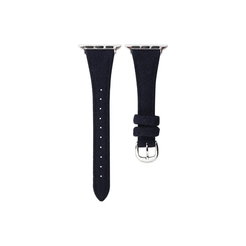 Warbler Dew Watch Band Apple Compatibility Woolen Material-2