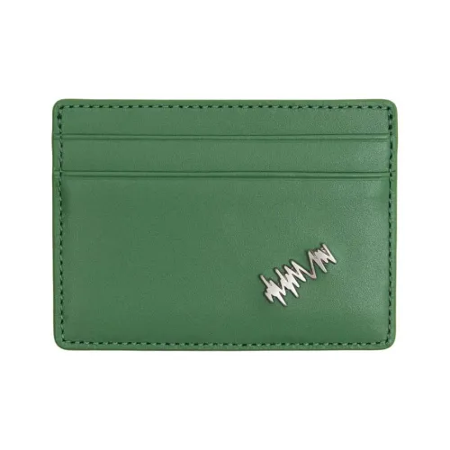 ADER ERROR Cow Leather Card Holder Women's Green