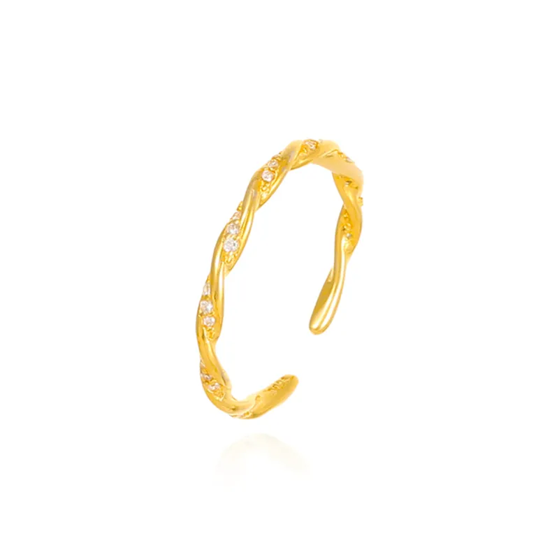 Chongqing Gold Store S925 Silver Rings Women's-0