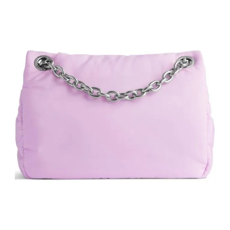 Balenciaga Nylon Handbag Shoulder Bag Mini Women's Lavender-4