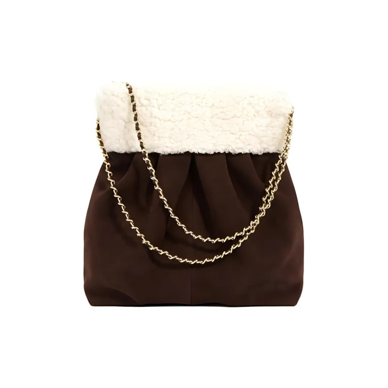 LARTIGENT Cow Leather Shoulder Bag Crossbody Bag Handbag Bucket Bag Small Size Women's Multicolor-3