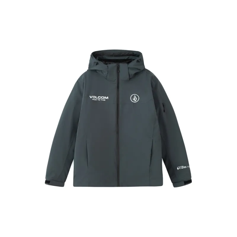 VOLCOM Breathable Water Repellent Windbreaker Jacket Unisex-7