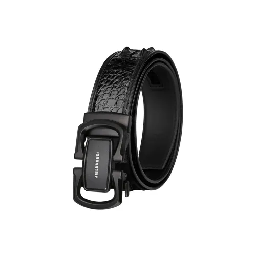 Jaylen Oos Crocodile Leather Leather Belts Men's 3.5cm