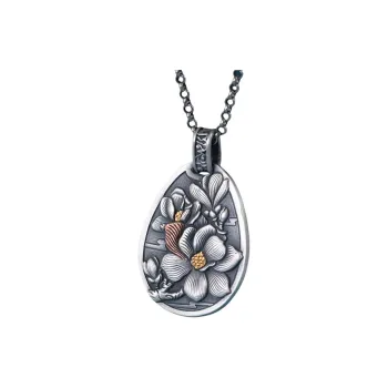 JINLUWANG Auspicious Clouds Ancient Magnolia Pendants Women's