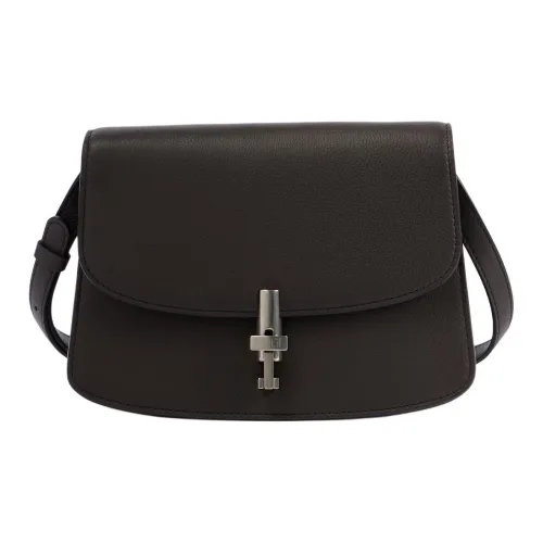 THE ROW Sofia 8.75 Calfskin Shoulder Bag, Crossbody Bag Women's Dark Brown