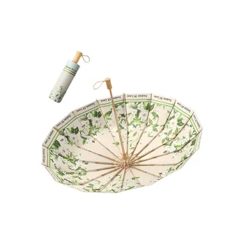 LUNNIFEIYA UV Protection Cute Manual Sun Umbrella