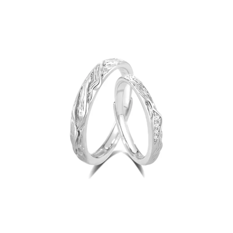 Seven Seven Silver Jewelry S999 Fine Silver Rings Unisex-0
