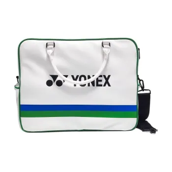 YONEX Artificial Leather Portable Crossbody Bag, Shoulder Bag Regular Unisex White