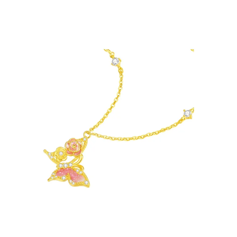 CHOW TAI SENG S925 Silver Necklaces Women's-2