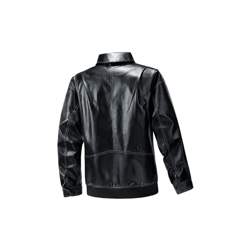 LISENPOK Leather Jackets Unisex-3