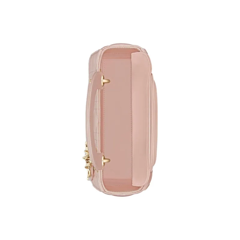 DIOR Lady Dior Sheepskin Lady Dior Bag, Shoulder Bag, Crossbody Bag, Handbag Small Size Women's Pink-5