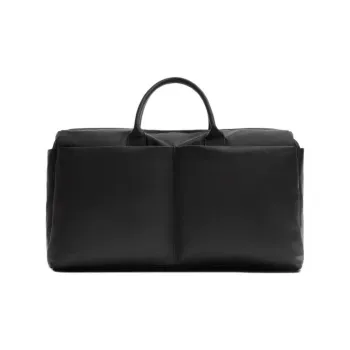 ZARA Polyurethane One Shoulder Crossbody Portable Travel Bag Men's Black
