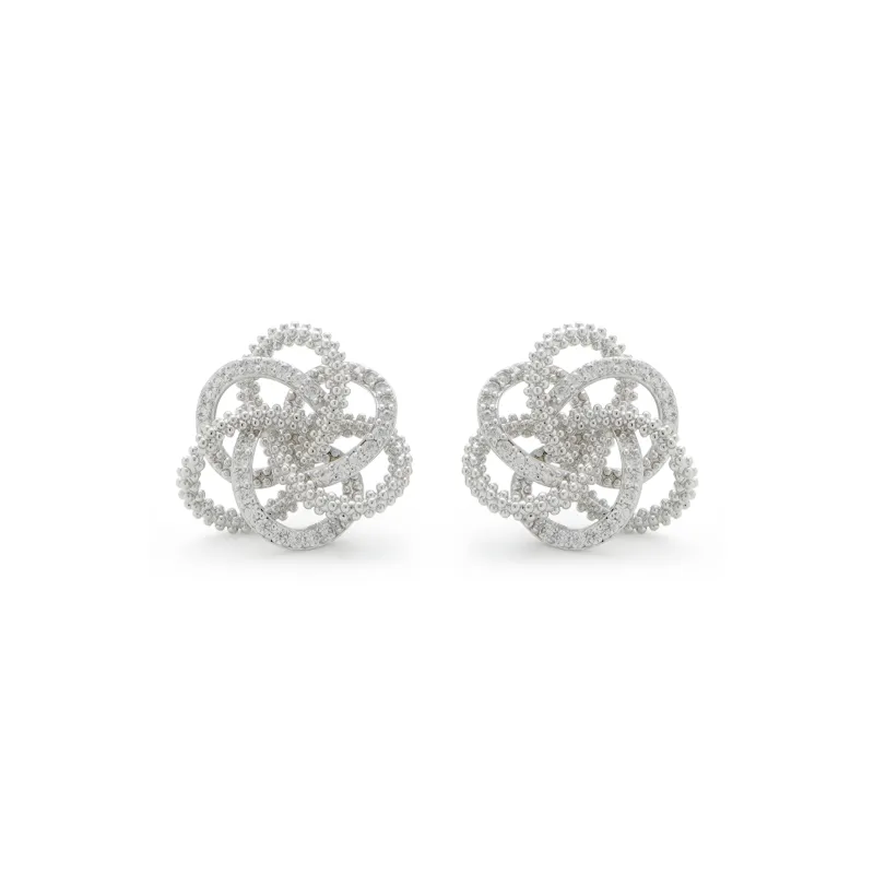 RSNY Gold Plated Copper Stud Earrings Women's-6