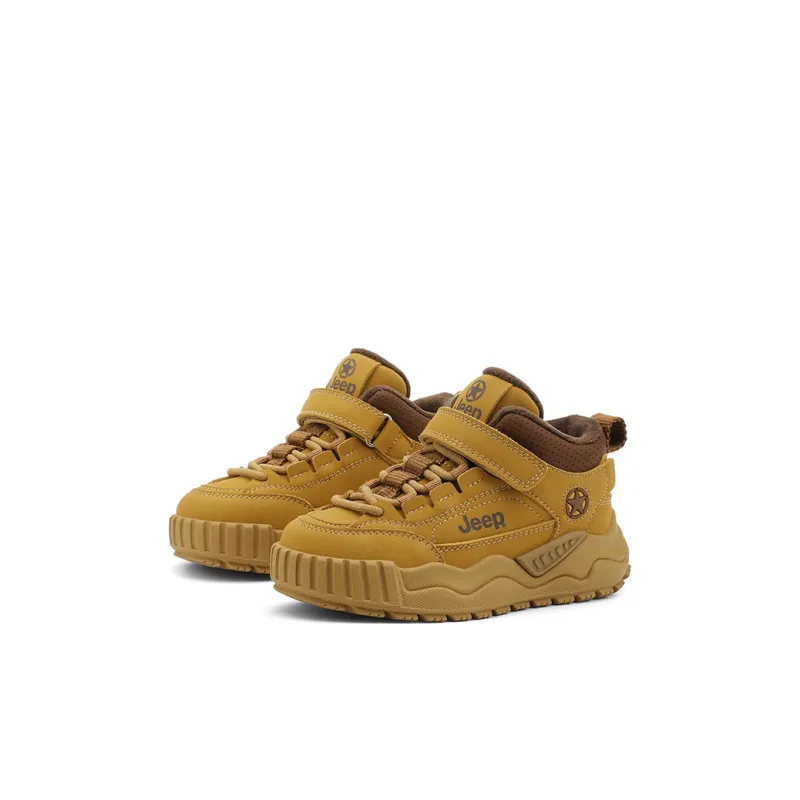 Jeep Slip Resistant Anti Kick Wear Resistant Warm High Top Kids Lifestyle Shoes Kids'-3