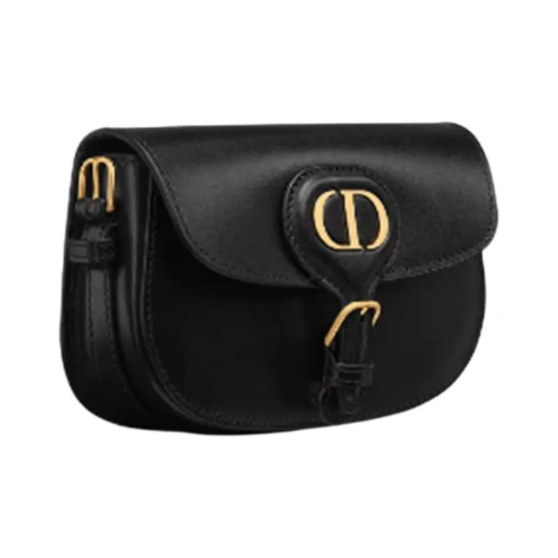 DIOR Bobby Smooth Cow Leather Crossbody Bag, Shoulder Bag Mini Women's Black-1