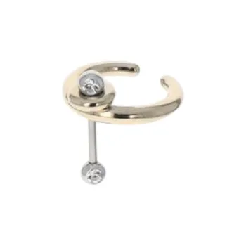 JUSTINE CLENQUET JEWELLERY Palladium Light Gold 24K Coated Rings Men's Gold