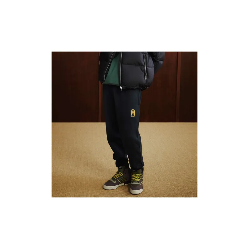 Adidas Originals GRAPHICS JOGGERS Knitted Sports Pants Men's Black-1