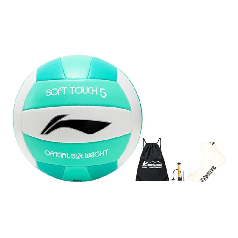 LiNing PVC Size 5 Ball Volleyball Unisex White Green-19