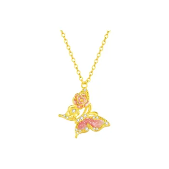 CHOW TAI SENG S925 Silver Necklaces Women's