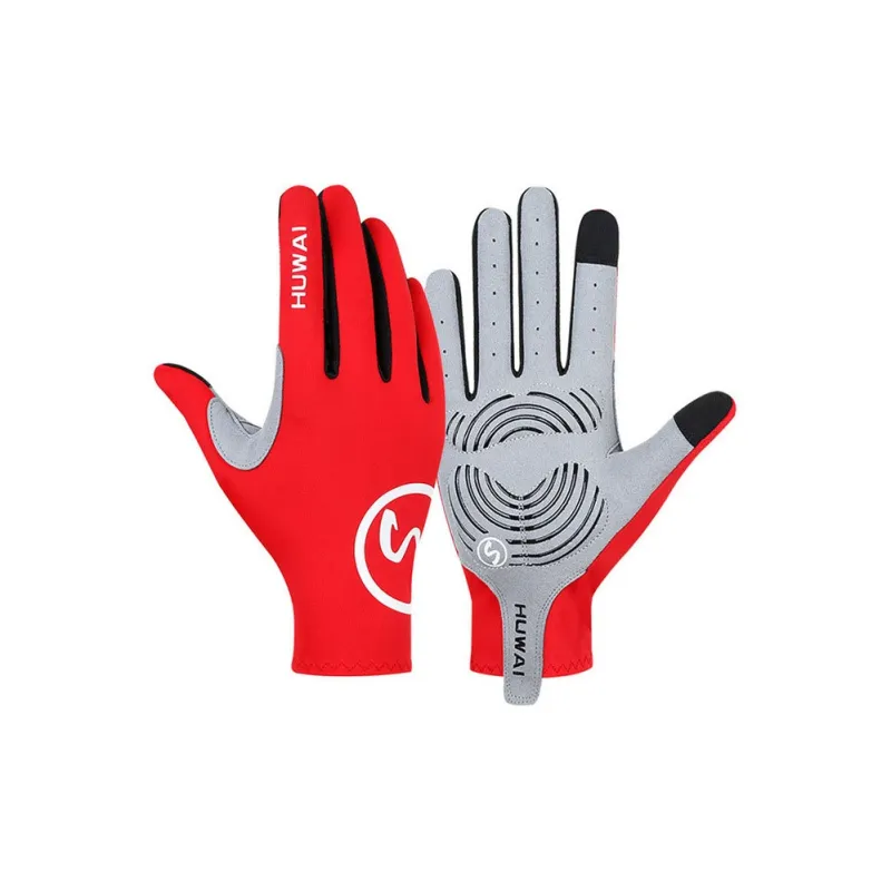 HNJ Riding Equipment Cycling Glove Unisex Faux Lycra, Ice Silk Lycra-1