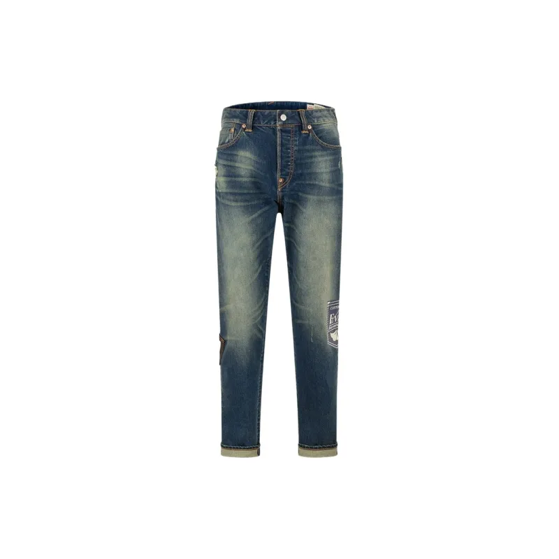EVISU Jeans Men Denim Blue-1