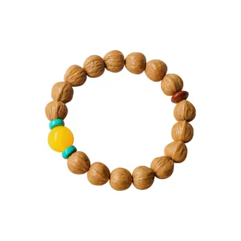 FANGYUANXIAOFU Monkey Head Walnut Bracelets Unisex
