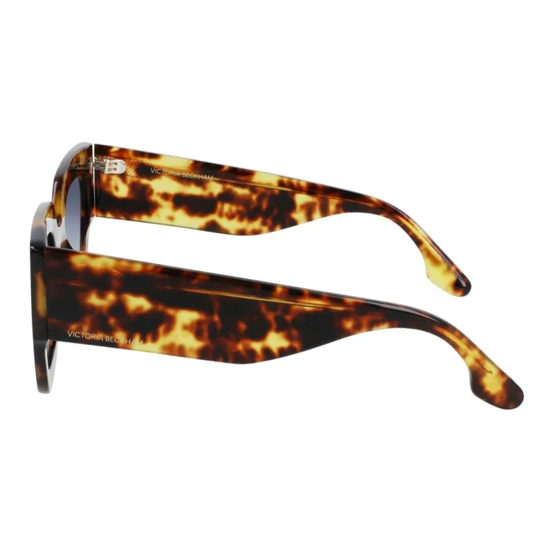 Victoria Beckham Acetate Square Sunglasses Women's Black Red-3