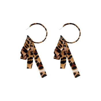 Tong Tong Rabbit S925 Sterling Silver Needle+Alloy+Fabric Earrings Women's
