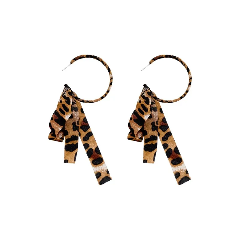 Tong Tong Rabbit S925 Sterling Silver Needle+Alloy+Fabric Earrings Women's-0
