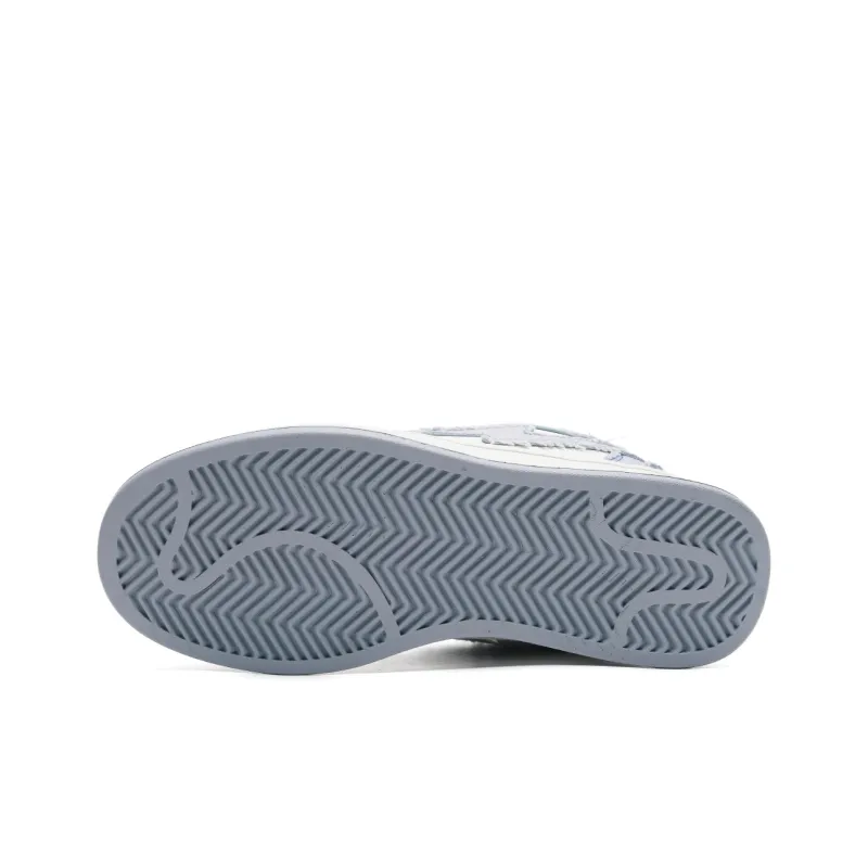XPQ Anti Slip And Wear Resistant Breathable Low Top Skateboard Shoes Unisex White Blue-5