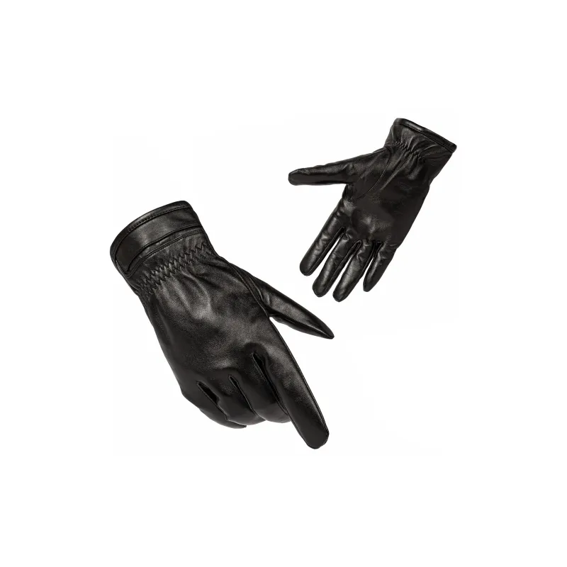 Shanghai Story Sheepskin Knit Gloves Men's Black Gift Box Set-42
