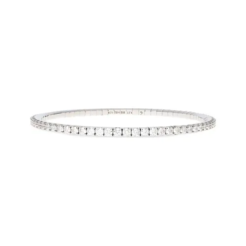 Roberto Demeglio 18kt White Gold Stretch Diamond Tennis Bracelet