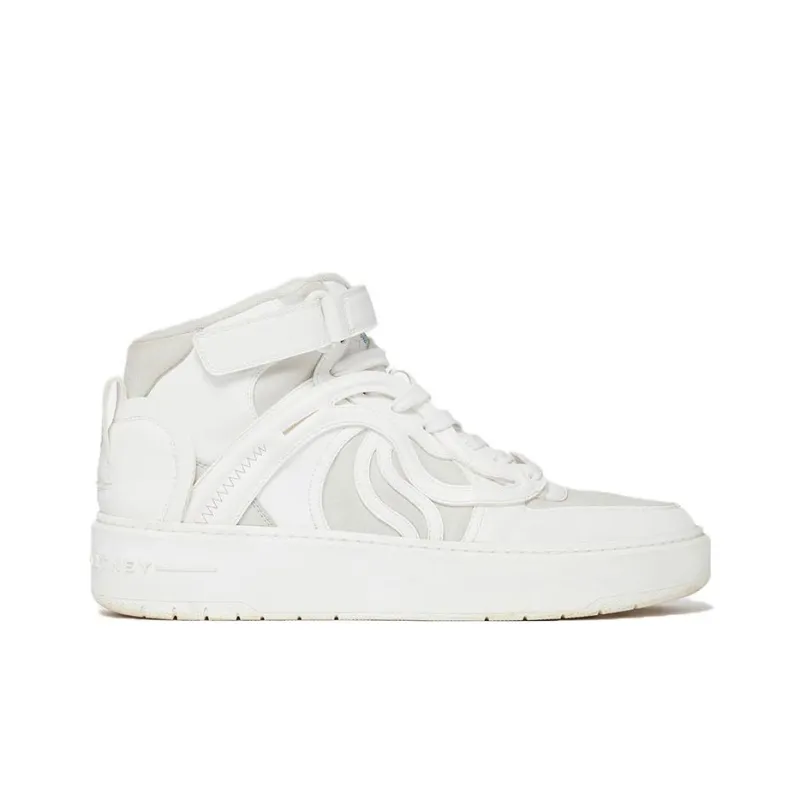 Stella McCartney Logo Patch Faux Leather Sneakers-1