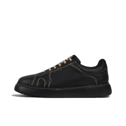 CAMPER Twins Low Top Skateboard Shoes Men's Black