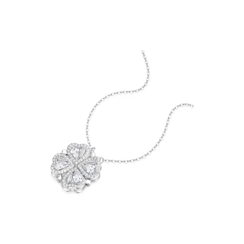 KADER Lucky Four Leaf Clover Series 925 Sterling Silver Necklaces Women's Silver White, Festival Gift Box Good Luck-6