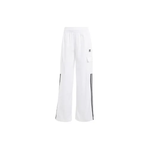 Adidas Originals 3-Stripes Knitted Sweatpants Women's White