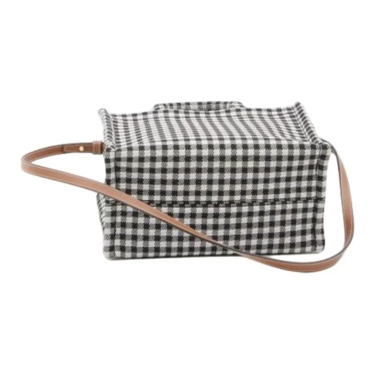 CELINE Canvas Canvas Bag Shoulder Bag Crossbody Bag Handbag Women's Black-2