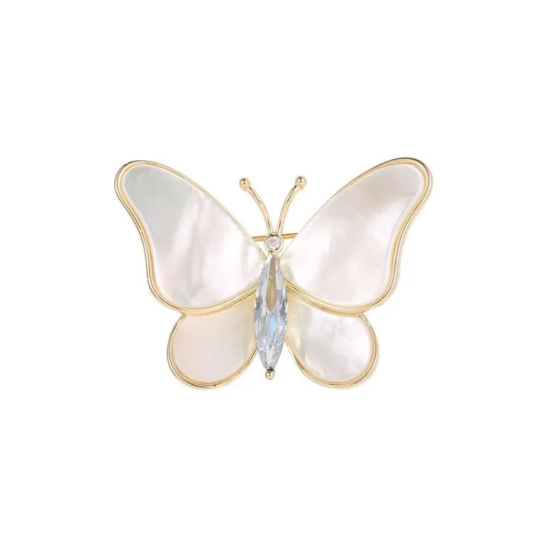 Lockstarfy Mother Of Pearl Brooches Women's-6