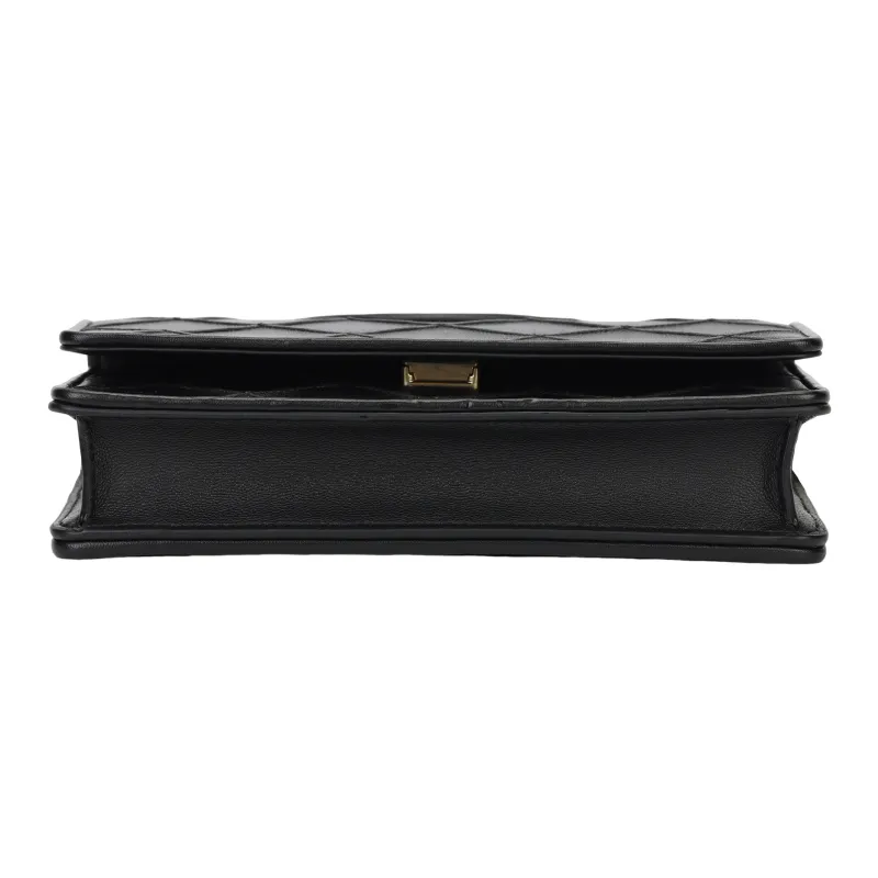 TORY BURCH Fleming Chain Wallet Black-3
