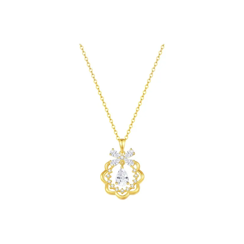 CHOW TAI SENG S925 Silver Necklaces Women's-0