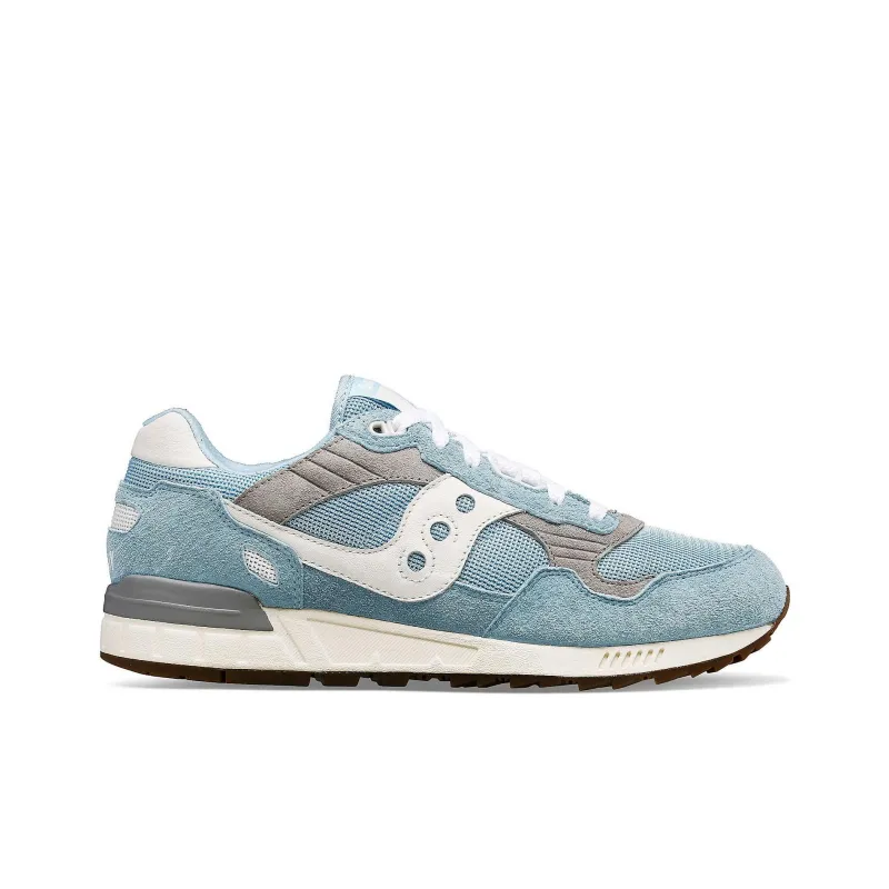 Saucony Shadow 5000 Anti Slip Wear Resistant Low Top Running Shoes Unisex Light Blue-1