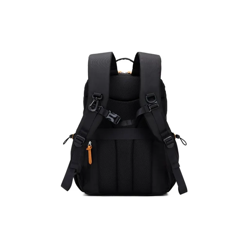 Almost Bear Polyester Backpack Computer Backpack Large Size Unisex Classic Black/White Sand Gray-2
