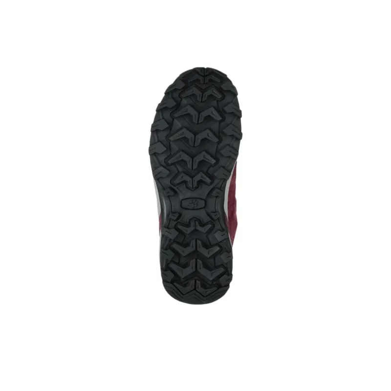 Jack Wolfskin Anti Slip Wear Resistant Low Top Hiking Shoes Women's Fuchsia-5