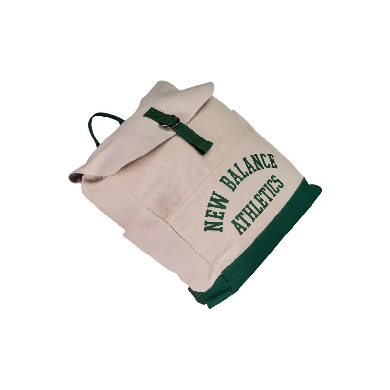New Balance Cotton Canvas Canvas Bag Backpack Regular Unisex Night Watchman Green-1