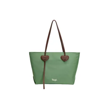 Tagi. Pu Tote Bag, Shopping Bag, Shoulder Bag Regular Women's Muskmelon