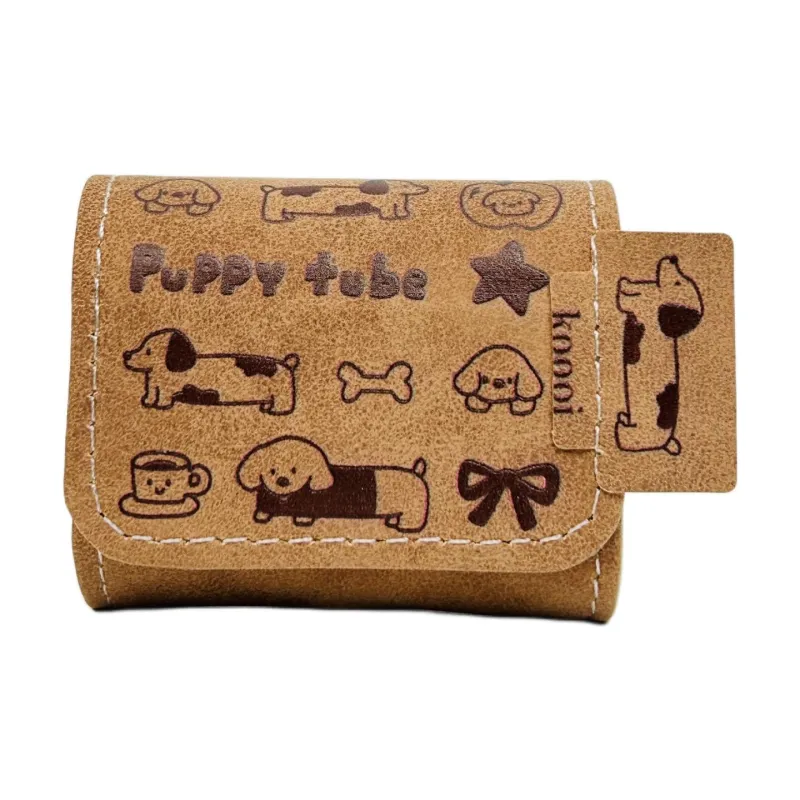 Sopi Compatible With Apple AirPods 4/2/3/4th Generation/AirPods Pro/Pro Leather Coffee Star Bacon Dog Headphone Cases-4